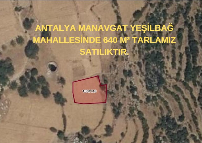 ANTALYA MANAVGAT YEŞİLBAĞ MAH 640 M² TARLAMIZ SATILIKTIR. - ANTALYA MANAVGAT fotoğraf 4